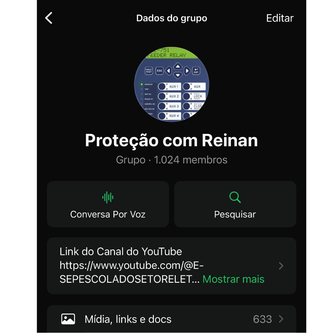 Grupo ESEP - Parametrização